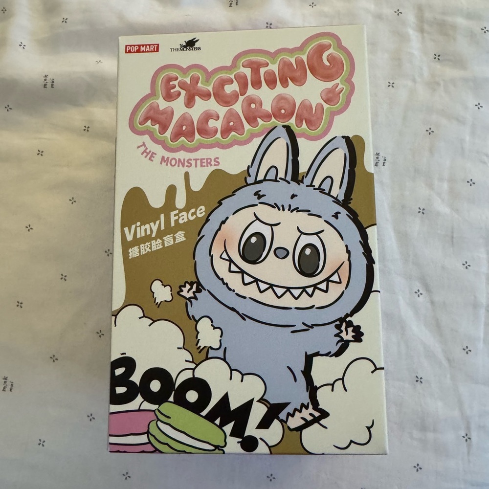 Authentic Pop Mart Exciting Macaron Vinyl Face - TOFFEE